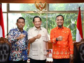 Gubernur Sulsel dan Bupati Sidrap Konsultasi Pembangunan ke Mendagri