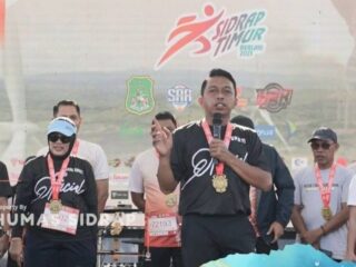 Sidrap Timur Berlari 2025, Ribuan Pelari Nikmati Panorama Persawahan Dua Pitue