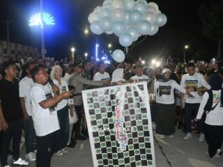 Car Free Night Sidrap Resmi Diluncurkan, Ribuan Warga Padati Jalur Dua SKPD