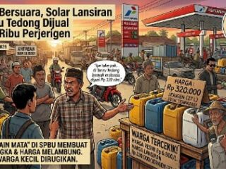Warga Bersuara, Solar Lansiran di Tanru Tedong Dijual Rp320 Ribu Perjerigen